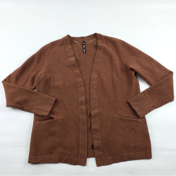 Kuhl Solace Wrap Sweater Cardigan Womens Medium Brown Long Sleeve Open Front - Picture 1 of 12